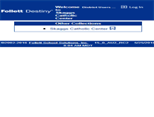 Tablet Screenshot of destiny.skaggscatholiccenter.org