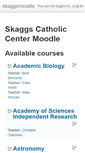 Mobile Screenshot of classes.skaggscatholiccenter.org